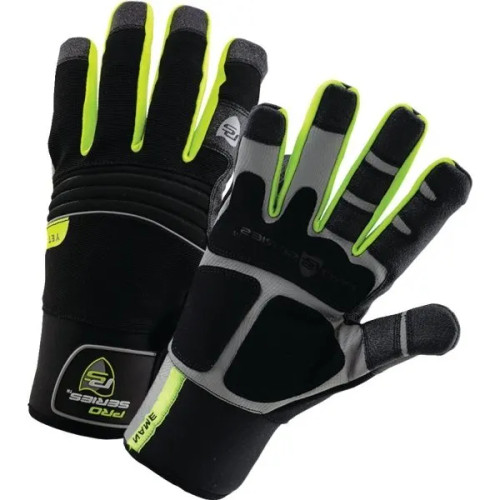 Pip Waterproof Hi-Dex Winter Glove W/ Hi-Vis Forchettes (Black/Yellow) (Large)