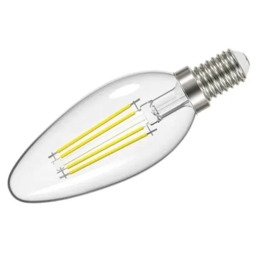 Maintenance Warehouse 4 Watt B11 Led, Candelabra, Clear, 2700k (12-Pack)