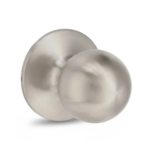 Shield Security Ball Keyless Passage Door Knob In Stainless Steel