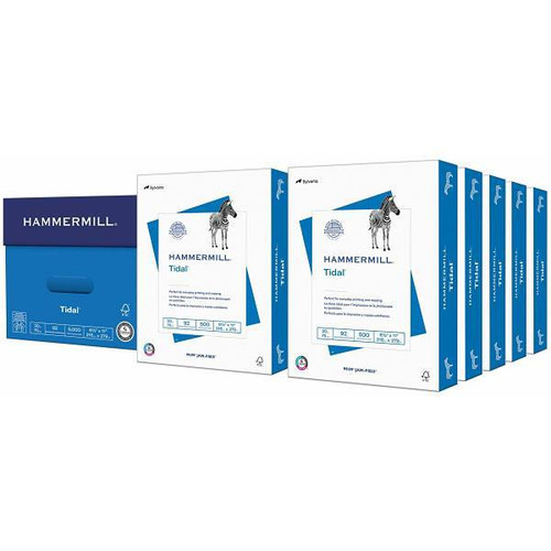 Hammermill Tidal Copy Paper 8.5"X11" 20 Lb Basis Weight Case Of 10