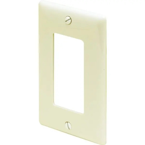 Hubbell 1-Gang Mid-Size Decorator Thermoplastic Wall Plate (25-Pack) (Ivory)