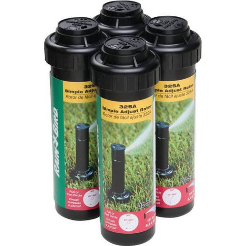 Rain Bird 32sa Rotor Sprinkler Heads, Package Of 4