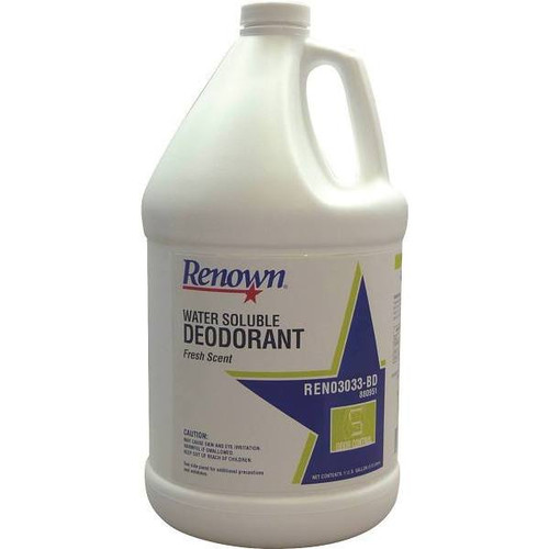 Renown 1 Gal Fresh Scent Water Soluble Deodorant, Case Of 4
