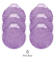 Renown Tidal Wave 60-Day Anti-Splash Urinal Screen, Fabulous Lavender Scent, Package Of 6