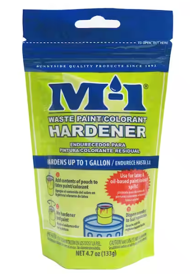 5 oz. Paint Hardener for Paint Disposal