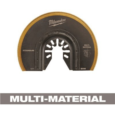 Milwaukee Open Lok 3-1/2" High Speed Steel Multi-Material Segmented Multi-Tool Oscillating Blade