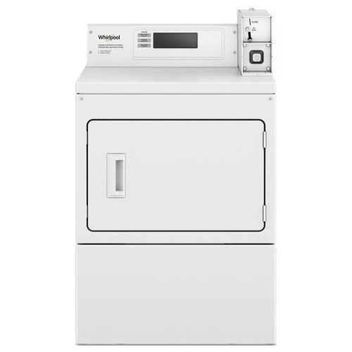 Whirlpool Commercial 7.4 cu. ft. Electric Dryer, Coin Drop Box