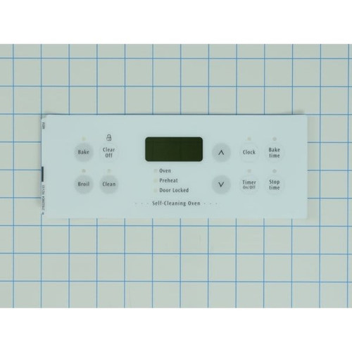 Frigidaire Control Overlay For Range Part #316220804