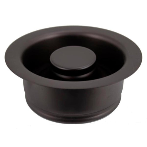 Westbrass 4-1/4 In. Kitchen Waste Disposal Flange & Stopper In Oil Rubbed Bronze