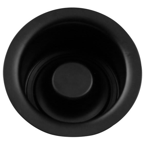 Westbrass 3-1/2" Diameter Extra-Deep Disposal Flange And Stopper In Matte Black