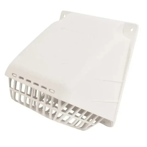 Deflecto Wide Mouth Hood W/ Detachable Bird Guard White