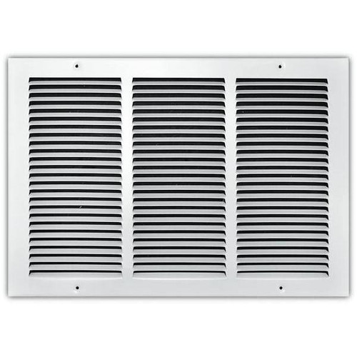 Truaire 18 In X 12 In White Stamped Return Air Grille