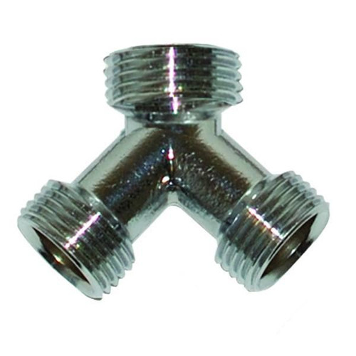 Eastman 3/4 In. Mht Steam Dryer Y Connector (Chrome Brass)