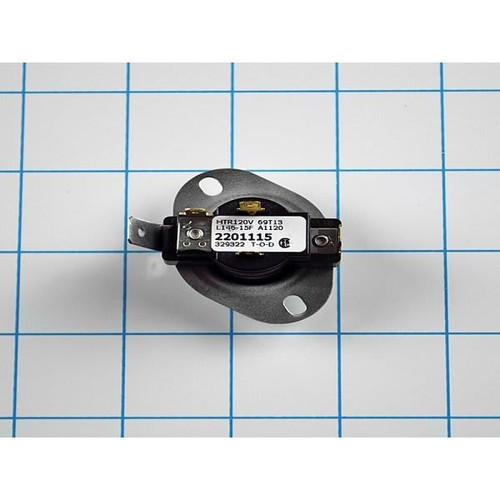 Whirlpool Replacement Cycling Thermostat For Dryer, Part# Wp37001136