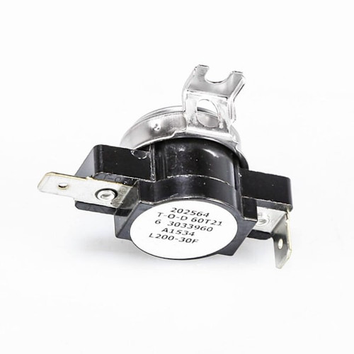 Whirlpool Replacement High Limit Thermostat For Dryer, Part # Wp303396