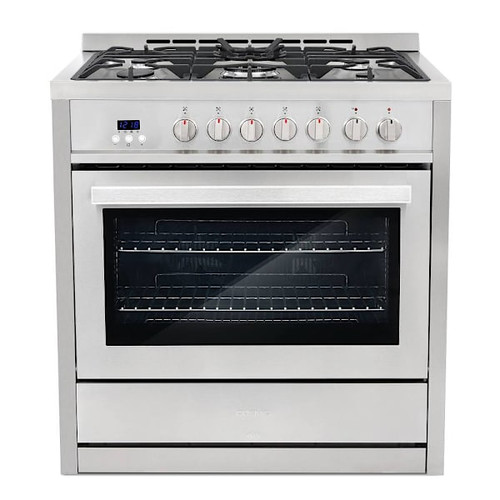Cosmo 36" Stellar Collection 3.8 Cu Ft Dual Fuel Range Convection Oven Ss