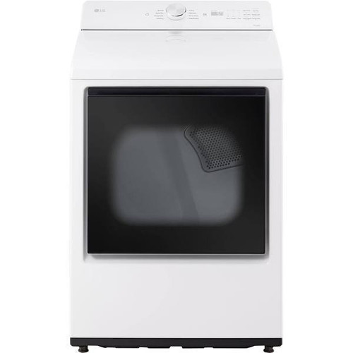 LG 7.3-Cu. Ft. Ultra Large Capacity Smart Gas Dryer In White DLG8201W