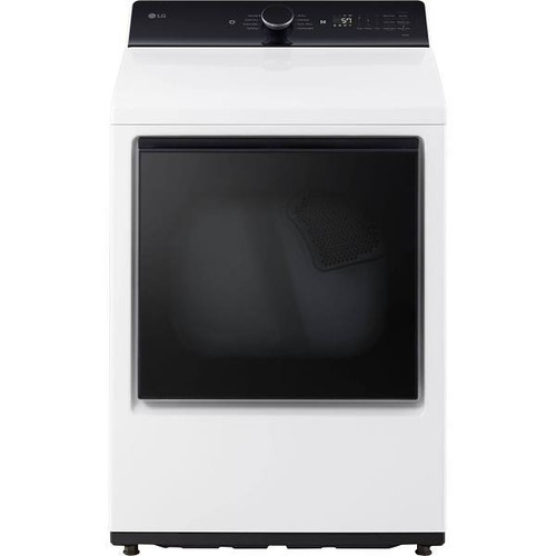 LG 7.3 Cubic Feet Ultra Large Capacity Rear Control Electric Dryer, Alpine White