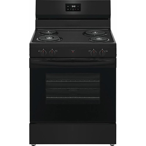 Frigidaire 30 In Freestanding Coil Top Manual Clean Range FCRC3012BB