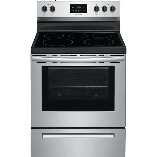 Frigidaire 30" 5.3 Cu Ft Rear Control Electric Range In Stainless Steel