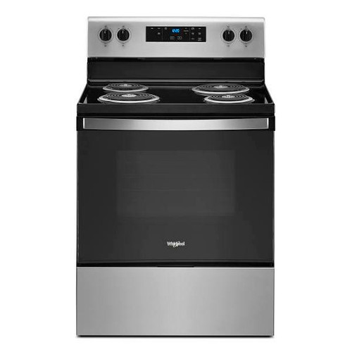 Whirlpool 30 In. 4.8 cu. ft. Coil Electric Freestanding Range, Self Clean, Stainless Steel