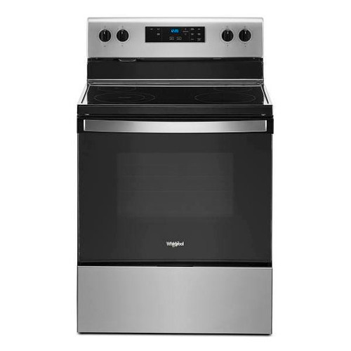 Whirlpool 30 In. 5.3 cu. ft. Smooth Electric Freestanding Range, Manual Clean, Stainless Steel