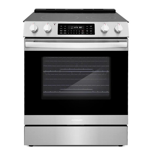Cosmo 30 In. Haven Collection 6.3 Cu. Ft. Electric Range, 5 Burner Ceramic Glass