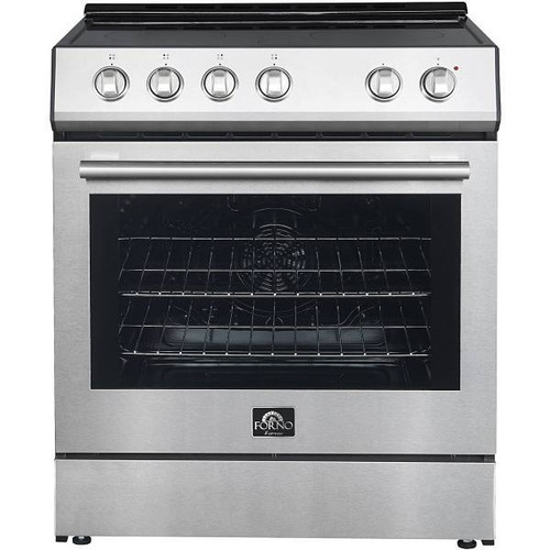 Forno Leonardo Espresso 30 Inch Slide-In Electric Range/Stainless-Steel