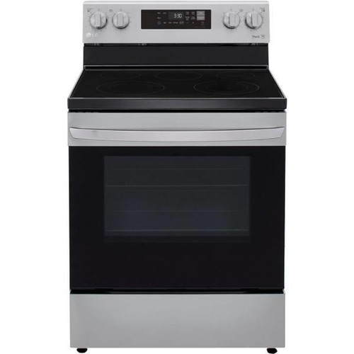 Lg 6.3 Cu Ft Electric Smart Range With Easy Clean, Stainless Steel
