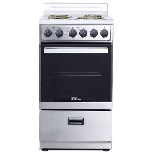 Premium Levella 20" Electric Coil-Top Range Stainless Steel