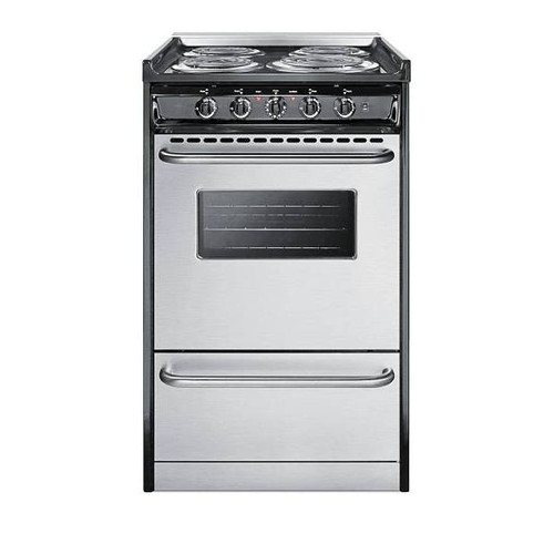 Summit Appliance 20 Inch Wide Electric Range Tem110brwy