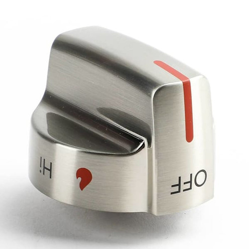 Frigidaire Replacement Stainless Steel Control Knob For Range, Part # 5304521001