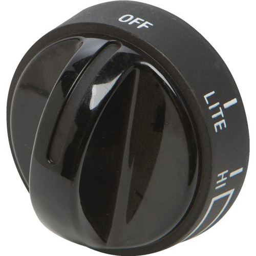 Peerless-Premier Gas Burner Knob/Black R Series