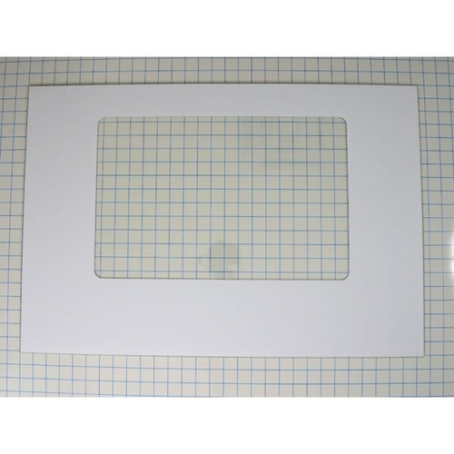 Whirlpool Replacement White Outer Door Panel For Oven, Part #wpw10118454 WPW10118454