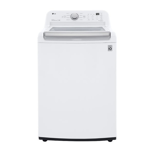 Lg 5.0 Cu. Ft. Mega Capacity White Top Load Washer With Turbodrum Technology