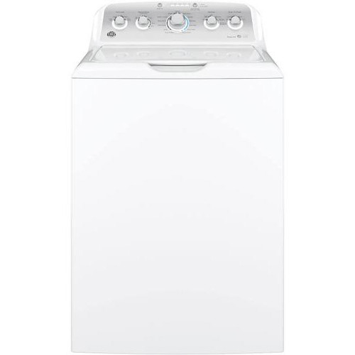 GE ENERGY STAR 4.4 cu. ft. SmartHQ High-Efficiency Top Load Washing Machine, White