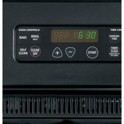GE 24 In. Electric Single Wall Oven, Self Clean, Black