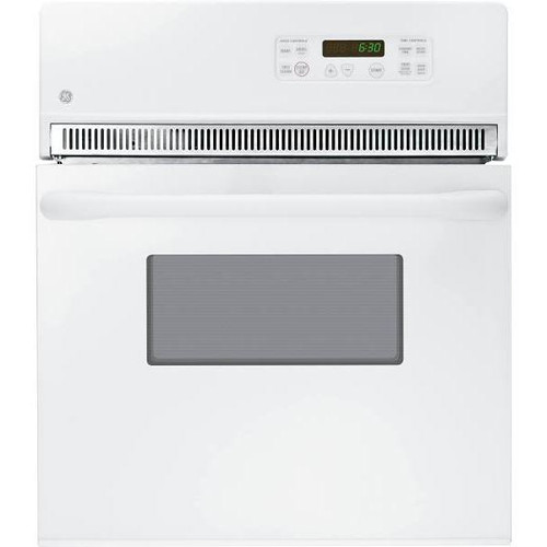 GE 24 In. Electric Single Wall Oven, Self Clean, White