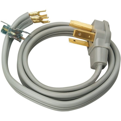 Southwire 4 Ft. 10/3 Flat Dryer Cord In Gray 9124SW8809