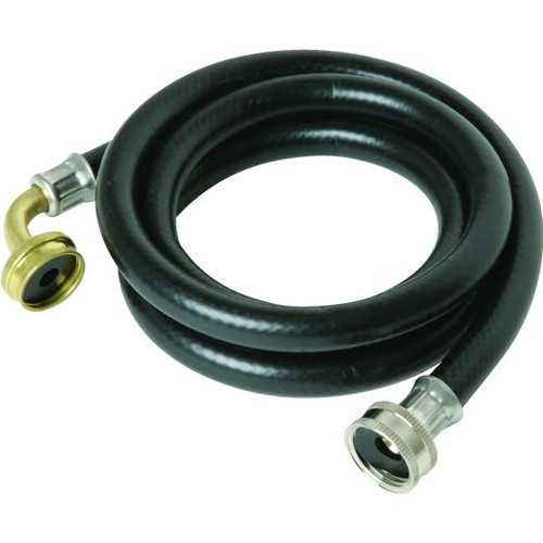5' Black Pvc Angle Washing Machine Hose