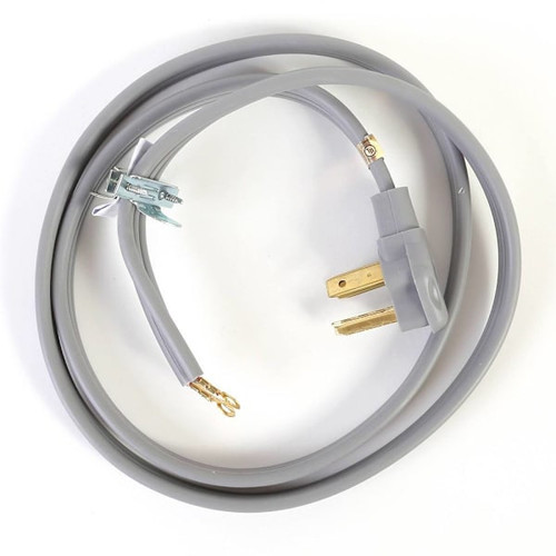 Frigidaire Replacement Gray 6' 3-Wire 30 Amp Cord For Dryer, Part # 5304512981