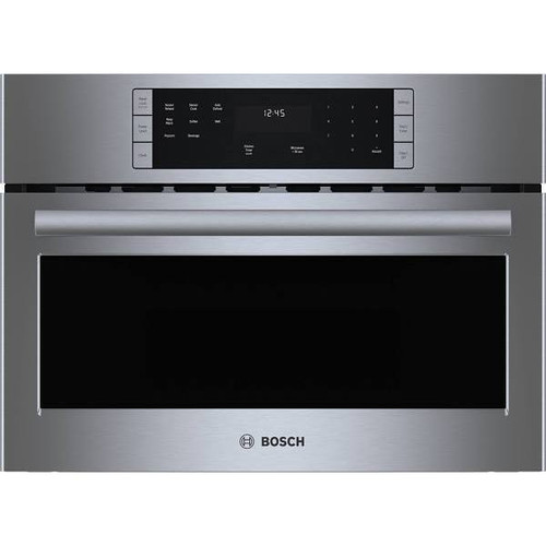 Bosch 500 Series 27 Inch 1.6 Cubic Feet Built-In Microwave In Stainless Steel HMB57152UC