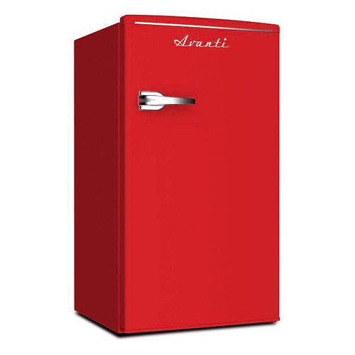 Avanti PRO 3.1 Cu. Ft. Retro COMPACT Refrigerator, Red Rmrs31x5r-Is
