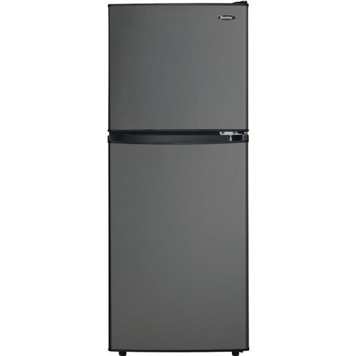 Danby 4.7cf Compact Refrigerator With Freezer Stainless Steel