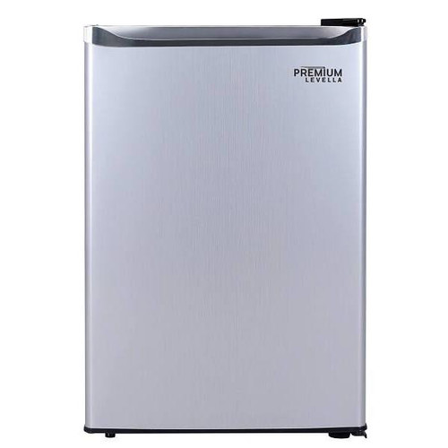 Premium Levella Compact Refrigerator 2.5cf Stainless Steel W/ Chiller