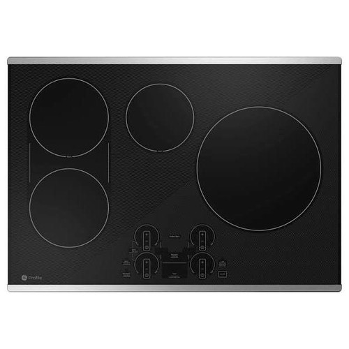 GE Profile ENERGY STAR 30 In. Built-In Smooth Induction Cooktop With Touch Control, Smarthq, Stainless Steel, ADA