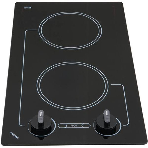 Kenyon Caribbean 12 In. 240 V Black Radiant Electric Cooktop W/ 2-Elements