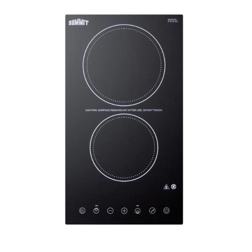 Summit 12 In. 220v Two-Burner Radiant Electric Cooktop