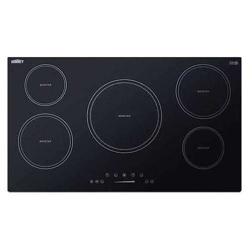 Summit Appliance 10200w 208-240v 36" Wide 5-Zone Built-In Induction Cooktop
