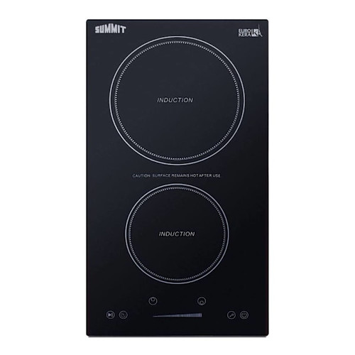 Summit Appliance 1800w 115v 12" W 2-Zone Built-In Induction Cooktop